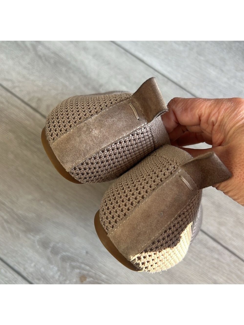 Eileen fisher Naomi recycles stretch knotted neutral round toe flats size 10 - Picture 6 of 14